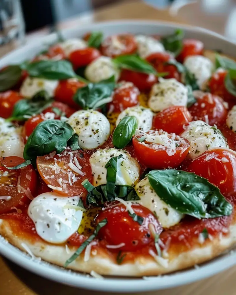 What drink pairs well with caprese?