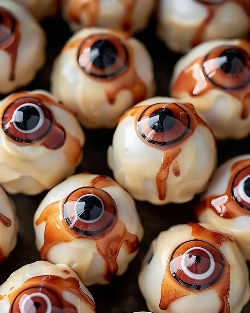 Peanut Butter Halloween Eyeballs Recipe