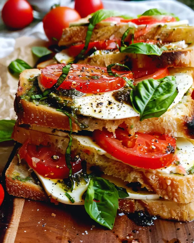 What side dishes go with caprese sandwiches?