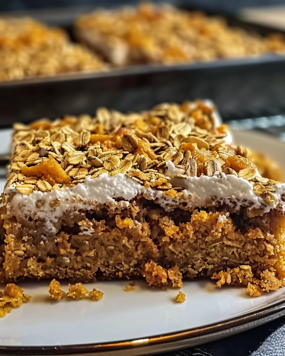 Pumpkin Oatmeal And Peanut Cake